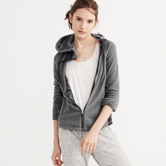 Abercrombie & Fitch Active Fleece Full-Zip Hoodie - Picture 3 of 4